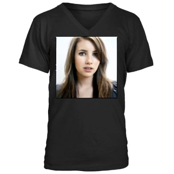 Emma Roberts Men's V-Neck T-Shirt