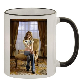 Emma Roberts 11oz Colored Rim & Handle Mug