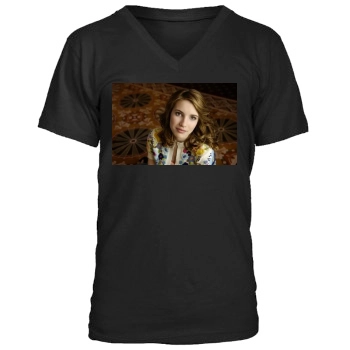 Emma Roberts Men's V-Neck T-Shirt