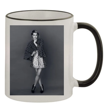 Emma Roberts 11oz Colored Rim & Handle Mug