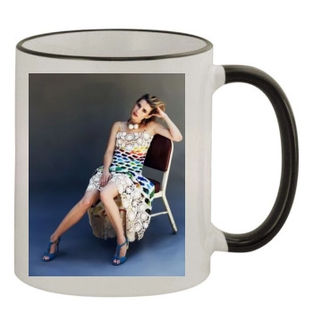 Emma Roberts 11oz Colored Rim & Handle Mug