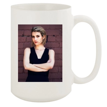 Emma Roberts 15oz White Mug