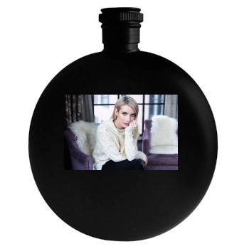 Emma Roberts Round Flask