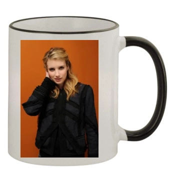 Emma Roberts 11oz Colored Rim & Handle Mug