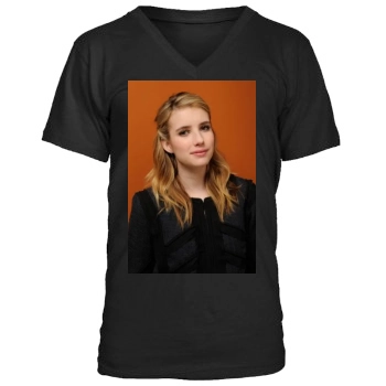 Emma Roberts Men's V-Neck T-Shirt