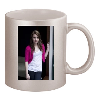 Emma Roberts 11oz Metallic Silver Mug