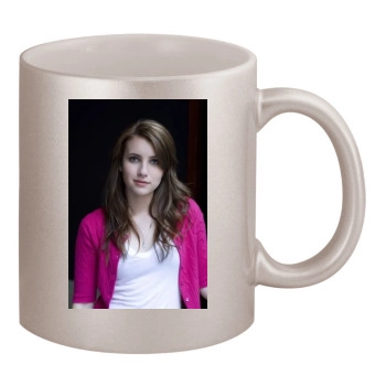 Emma Roberts 11oz Metallic Silver Mug