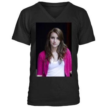 Emma Roberts Men's V-Neck T-Shirt