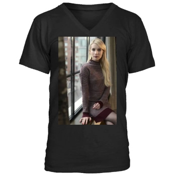 Emma Roberts Men's V-Neck T-Shirt