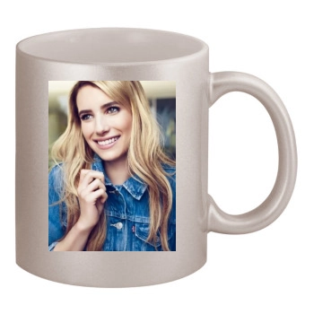 Emma Roberts 11oz Metallic Silver Mug