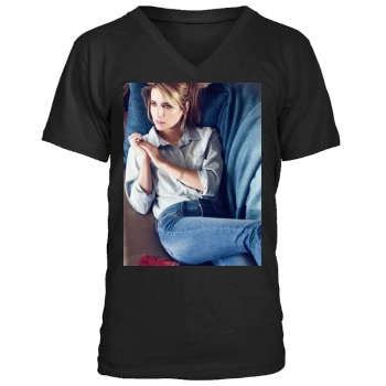 Emma Roberts Men's V-Neck T-Shirt