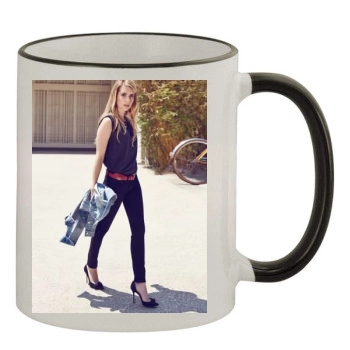 Emma Roberts 11oz Colored Rim & Handle Mug