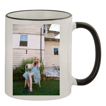 Emma Roberts 11oz Colored Rim & Handle Mug