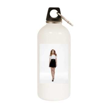 Emma Roberts White Water Bottle With Carabiner