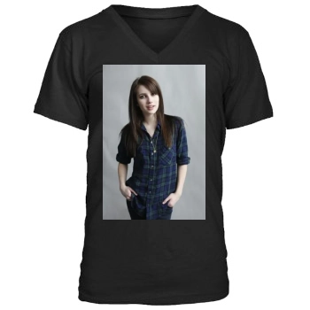 Emma Roberts Men's V-Neck T-Shirt