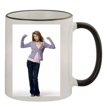 Emma Roberts 11oz Colored Rim & Handle Mug