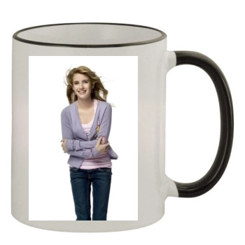 Emma Roberts 11oz Colored Rim & Handle Mug