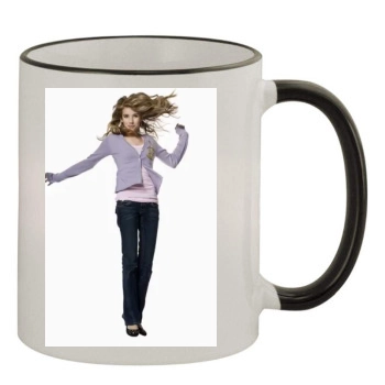 Emma Roberts 11oz Colored Rim & Handle Mug