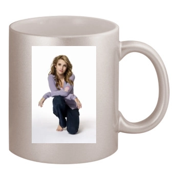 Emma Roberts 11oz Metallic Silver Mug