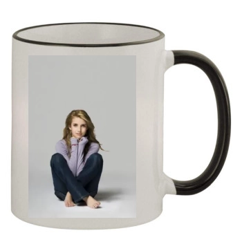 Emma Roberts 11oz Colored Rim & Handle Mug