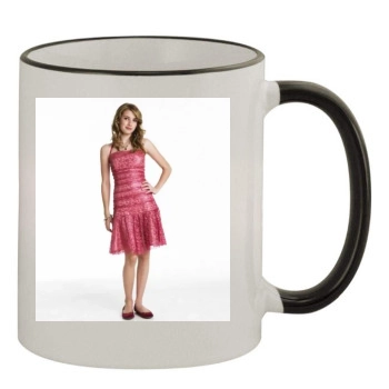 Emma Roberts 11oz Colored Rim & Handle Mug