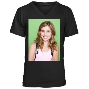 Emma Roberts Men's V-Neck T-Shirt