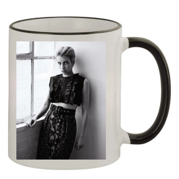 Emma Roberts 11oz Colored Rim & Handle Mug