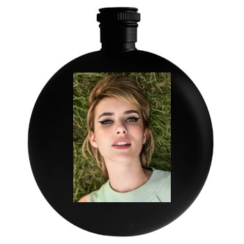 Emma Roberts Round Flask