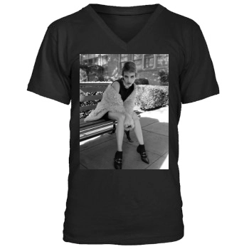 Emma Roberts Men's V-Neck T-Shirt