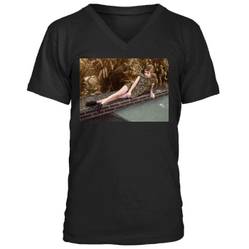 Emma Roberts Men's V-Neck T-Shirt