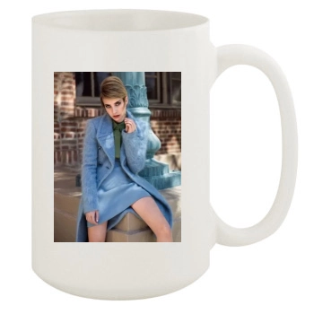 Emma Roberts 15oz White Mug