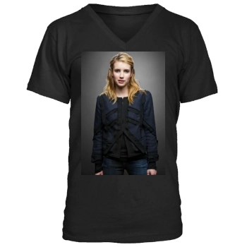 Emma Roberts Men's V-Neck T-Shirt