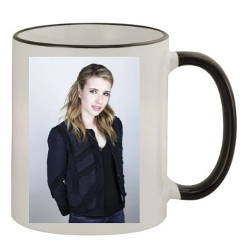 Emma Roberts 11oz Colored Rim & Handle Mug