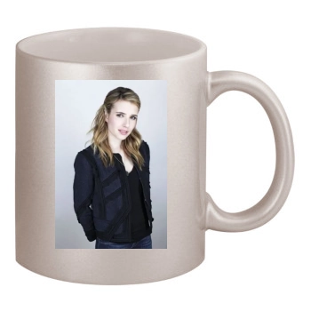 Emma Roberts 11oz Metallic Silver Mug