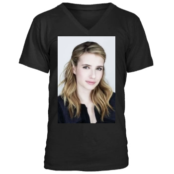 Emma Roberts Men's V-Neck T-Shirt