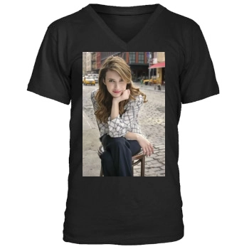 Emma Roberts Men's V-Neck T-Shirt