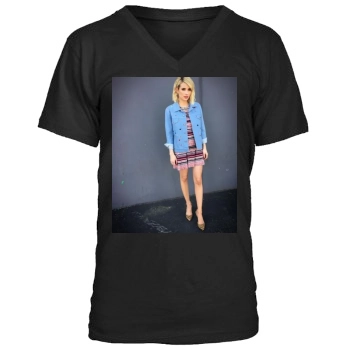 Emma Roberts Men's V-Neck T-Shirt