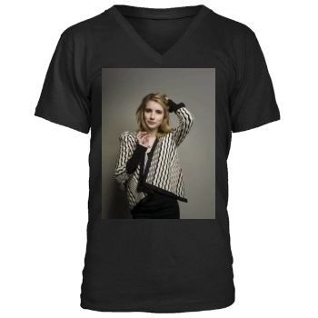 Emma Roberts Men's V-Neck T-Shirt