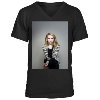 Emma Roberts Men's V-Neck T-Shirt