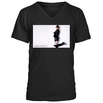 Emma Roberts Men's V-Neck T-Shirt