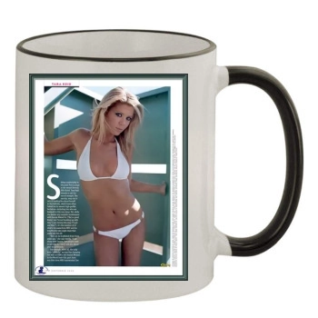 Tara Reid 11oz Colored Rim & Handle Mug