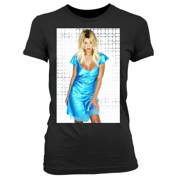 Tara Reid Women's Junior Cut Crewneck T-Shirt