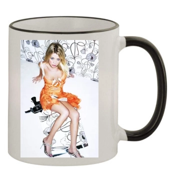 Tara Reid 11oz Colored Rim & Handle Mug