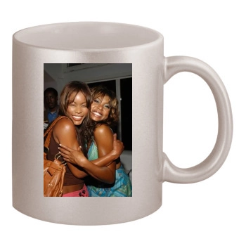 Taraji Henson 11oz Metallic Silver Mug