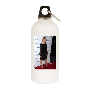 Taryn Manning White Water Bottle With Carabiner