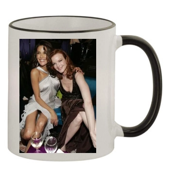 Teri Hatcher 11oz Colored Rim & Handle Mug