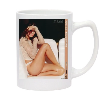 Teri Hatcher 14oz White Statesman Mug