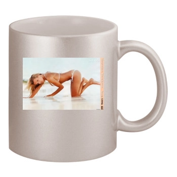 Teri Hatcher 11oz Metallic Silver Mug