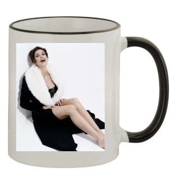 Teri Hatcher 11oz Colored Rim & Handle Mug