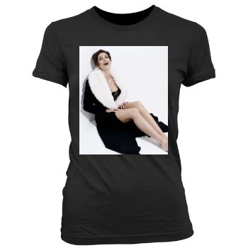 Teri Hatcher Women's Junior Cut Crewneck T-Shirt